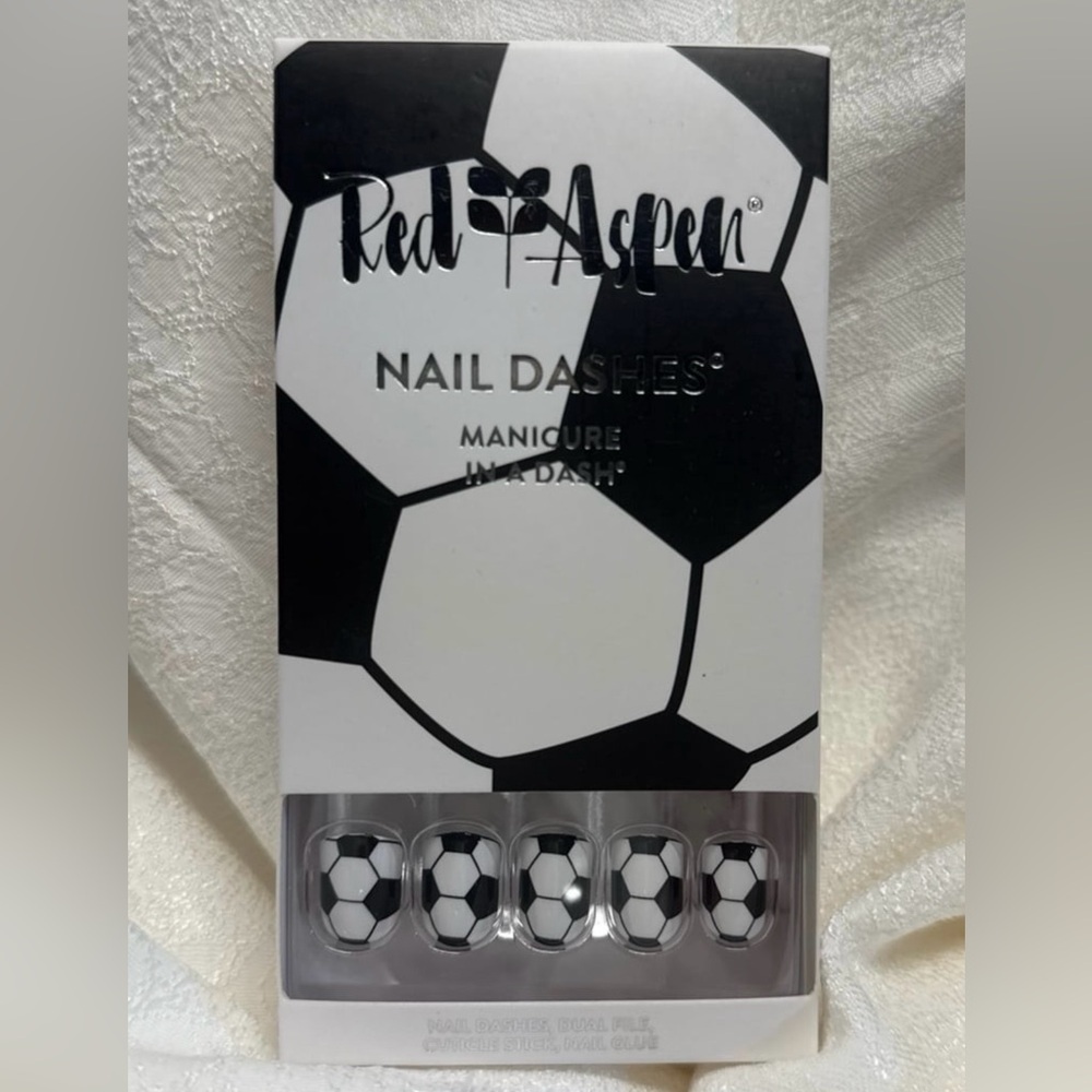Red Aspen Soccer Nail Dashes-GOAL-ORIENTED, GAIA